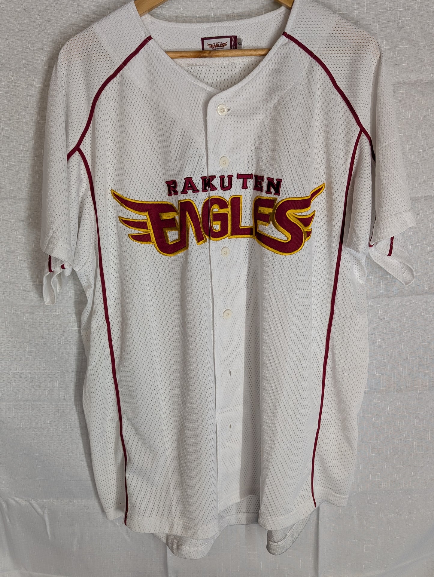 Nippon Baseball Tohoku Rakuten Golden Eagles 2005-2017 Home XL Jersey