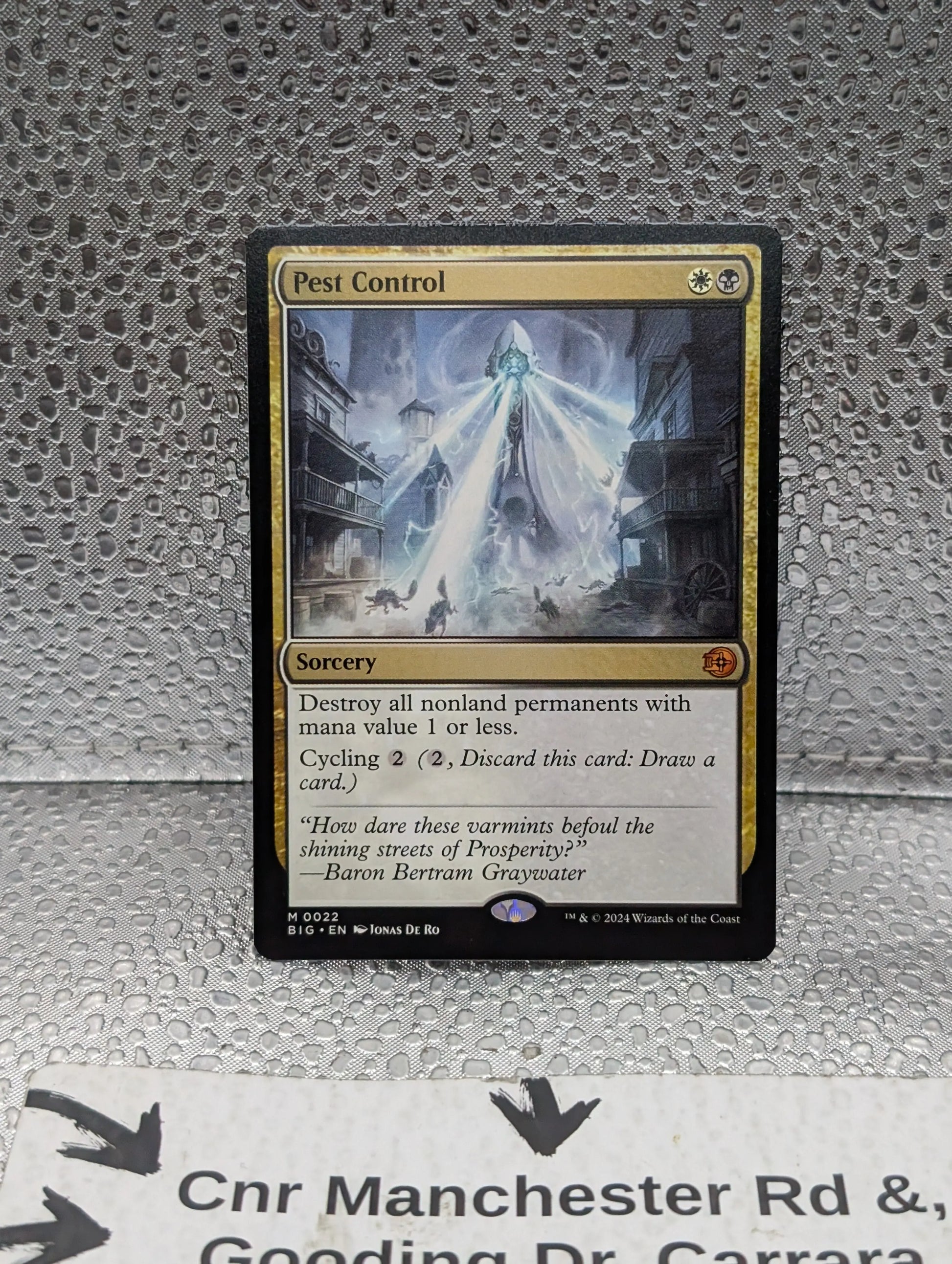 MTG | Pest Control | 0022 | (NM) | Outlaws of Thunder Junction: The Big Score FRENLY BRICKS - Open 7 Days