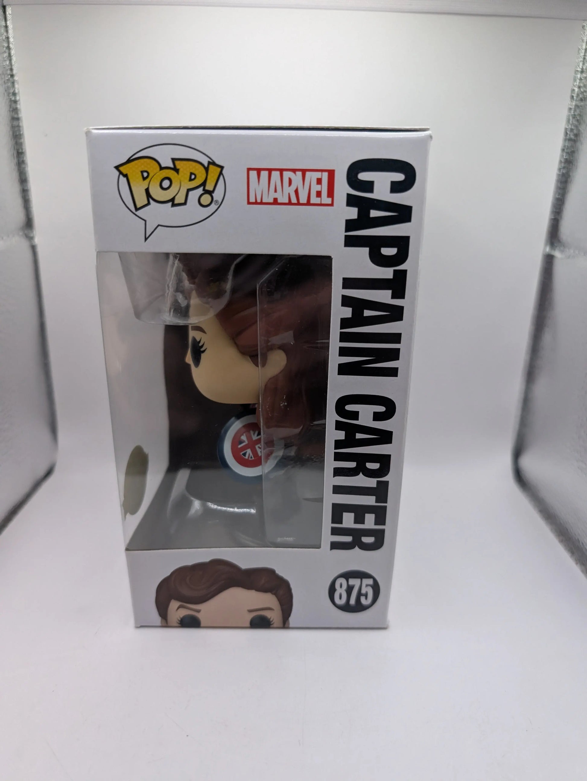 Marvel Funko Pop - Captain Carter (Fighting Pose) - What If? - No. 875 FRENLY BRICKS - Open 7 Days