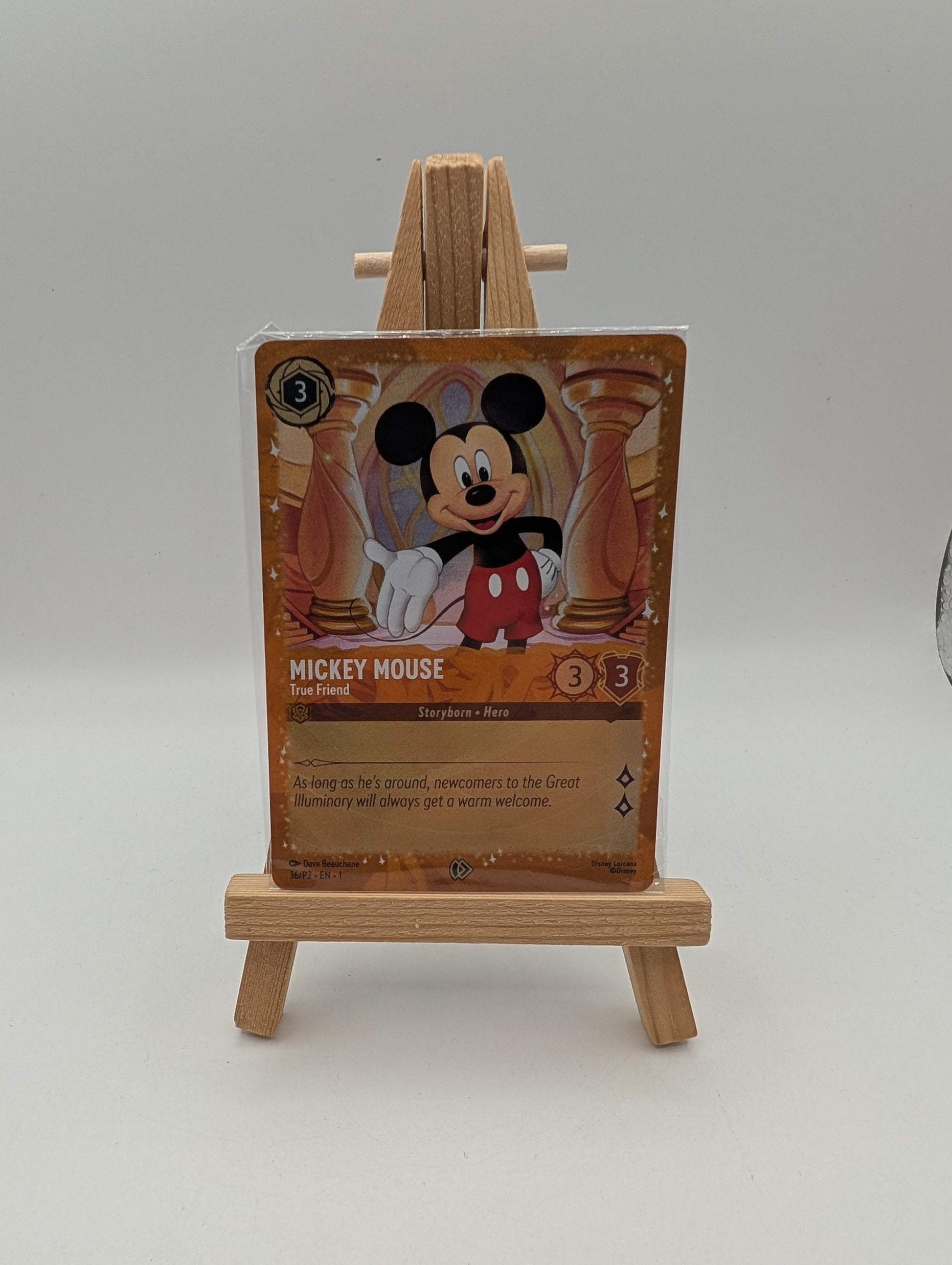 Lorcana TCG Mickey Mouse - True Friend 36/P2, Puzzle Promo Sealed FRENLY BRICKS - Open 7 Days