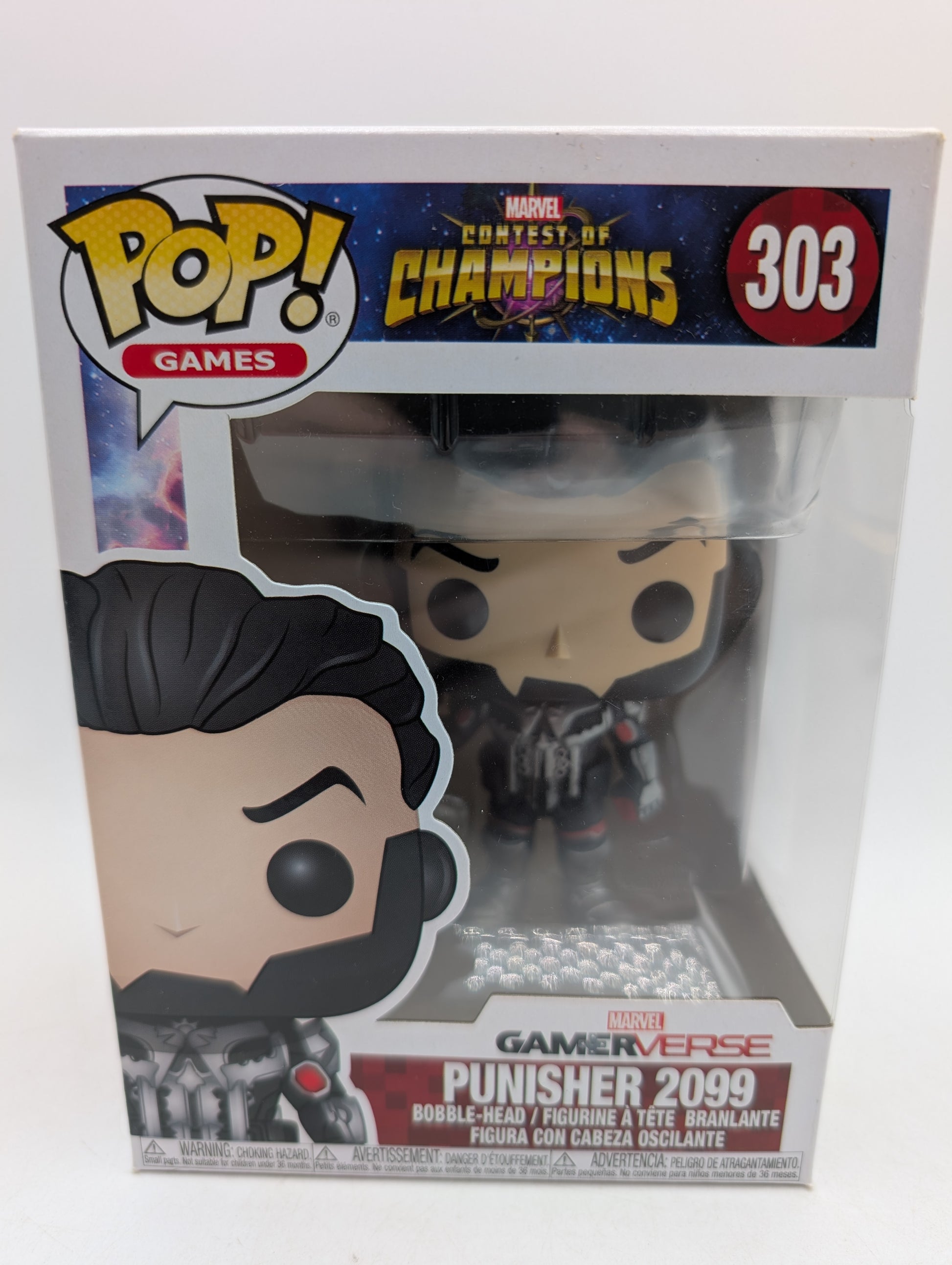 Funko POP! Marvel Contest of Champions Punisher 2099 #303 image 1