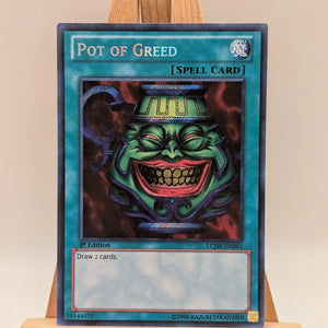 Pot of Greed - LCJW-EN061 - Secret Rare FRENLY BRICKS - Open 7 Days