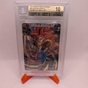 Dragonball Super BT 18-143 SS4 Gogeta, Indomitable Might SPR - BGS 10 FRENLY BRICKS - Open 7 Days