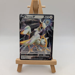 METAL Arceus V 122/172 Brilliant Stars Ultra Rare Promo Pokemon Card FRENLY BRICKS - Open 7 Days