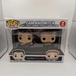 Funko Pop! Cam and Mitch 2Pack Exclusive TV Modern Family FRENLY BRICKS - Open 7 Days