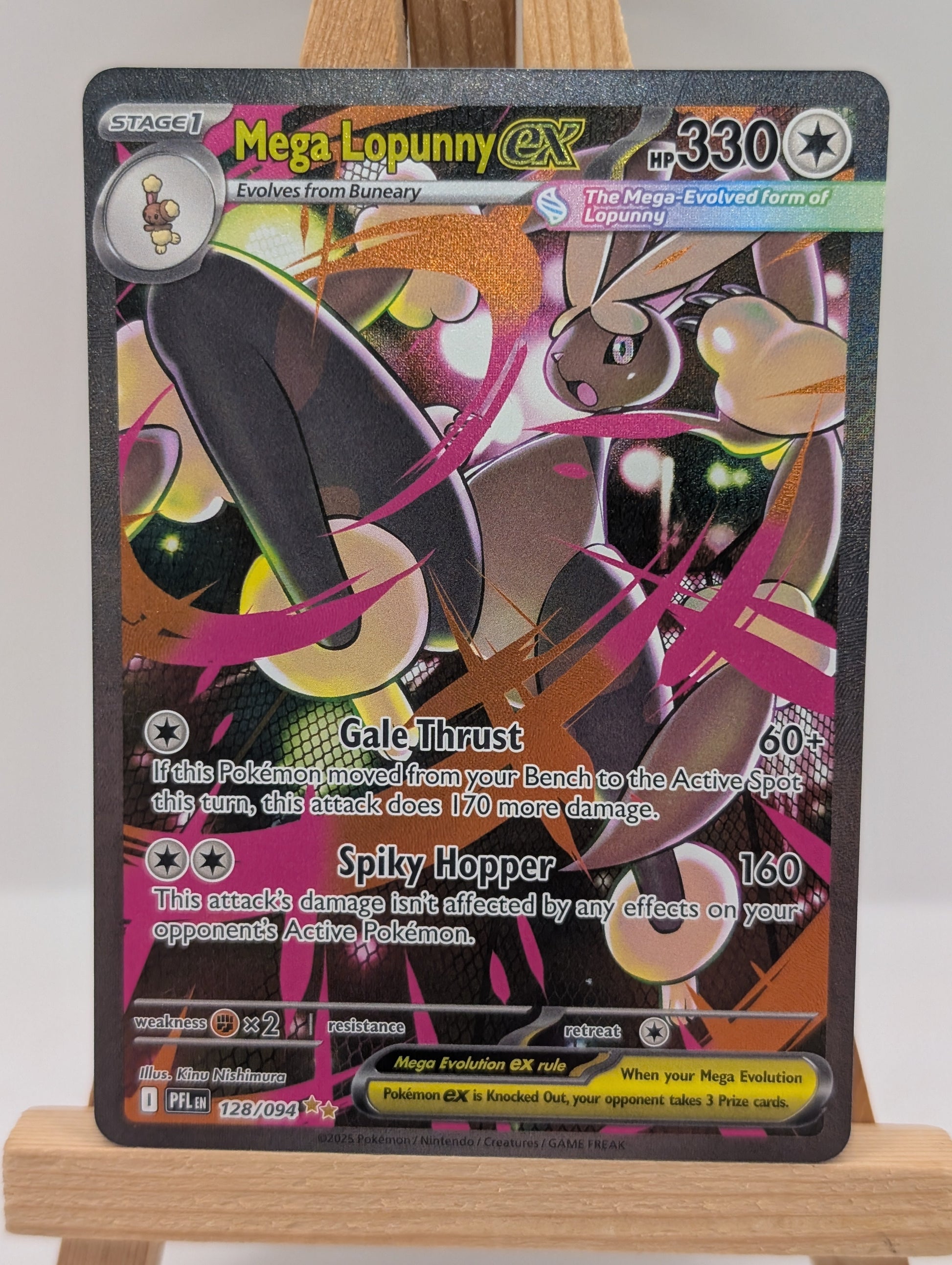Mega Lopunny ex - 128/094 - Special Illustration Rare - Phantasmal Flames - NM/M FRENLY BRICKS - Open 7 Days
