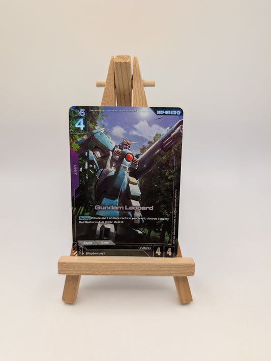 Gundam Leopard GD02-060 U+ Alt Art Gundam Card Game RARE English FRENLY BRICKS - Open 7 Days