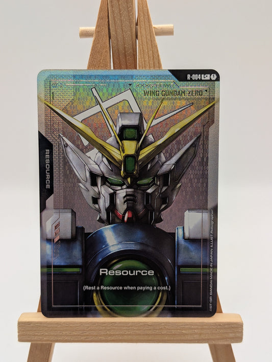 R-004	Resource - Wing Gundam Zero	C+ Gundam Card Game TCG Alt Art FRENLY BRICKS - Open 7 Days