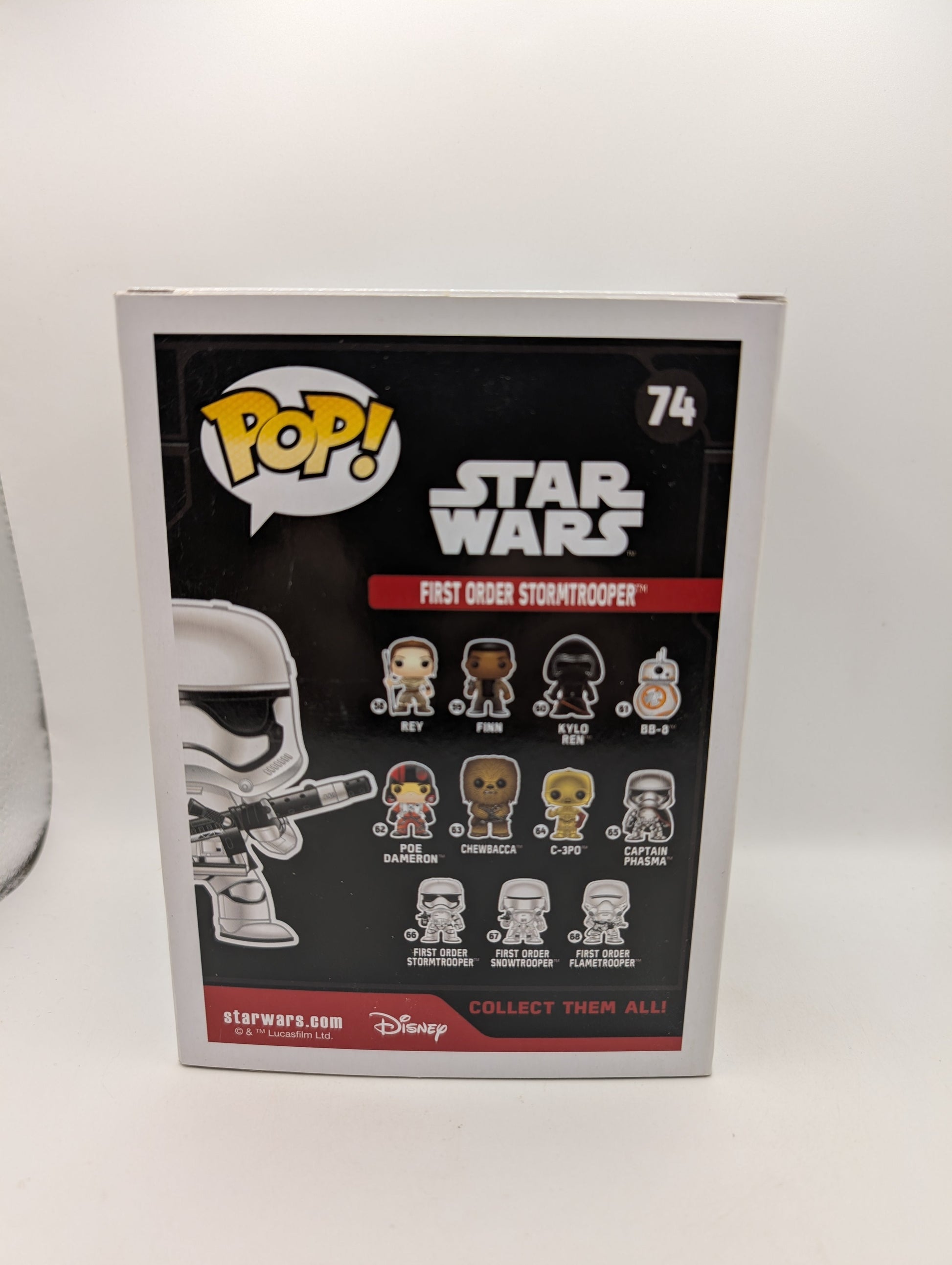 Funko Pop Star Wars Stormtrooper #74 First Order Exclusive Figure FRENLY BRICKS - Open 7 Days