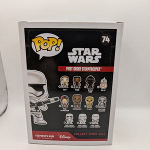 Funko Pop Star Wars Stormtrooper #74 First Order Exclusive Figure FRENLY BRICKS - Open 7 Days