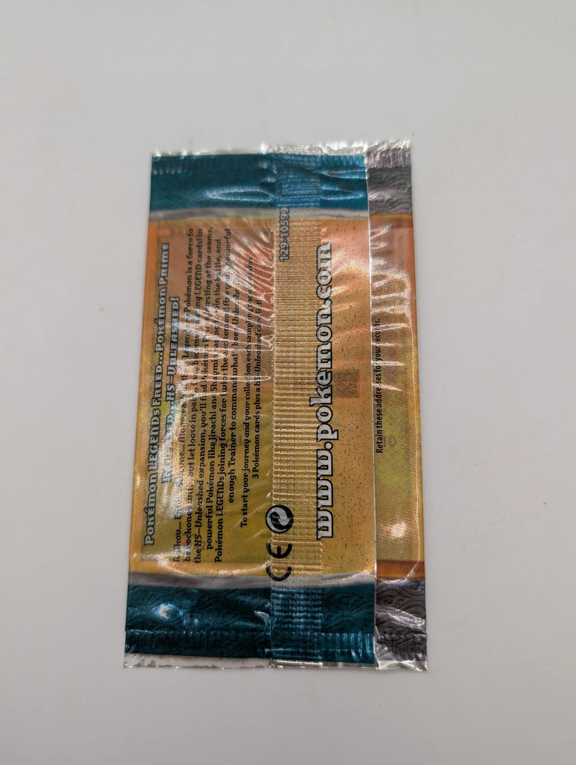 Pokemon HS Unleashed 3 Card Booster Sampling Pack SEALED FRENLY BRICKS - Open 7 Days
