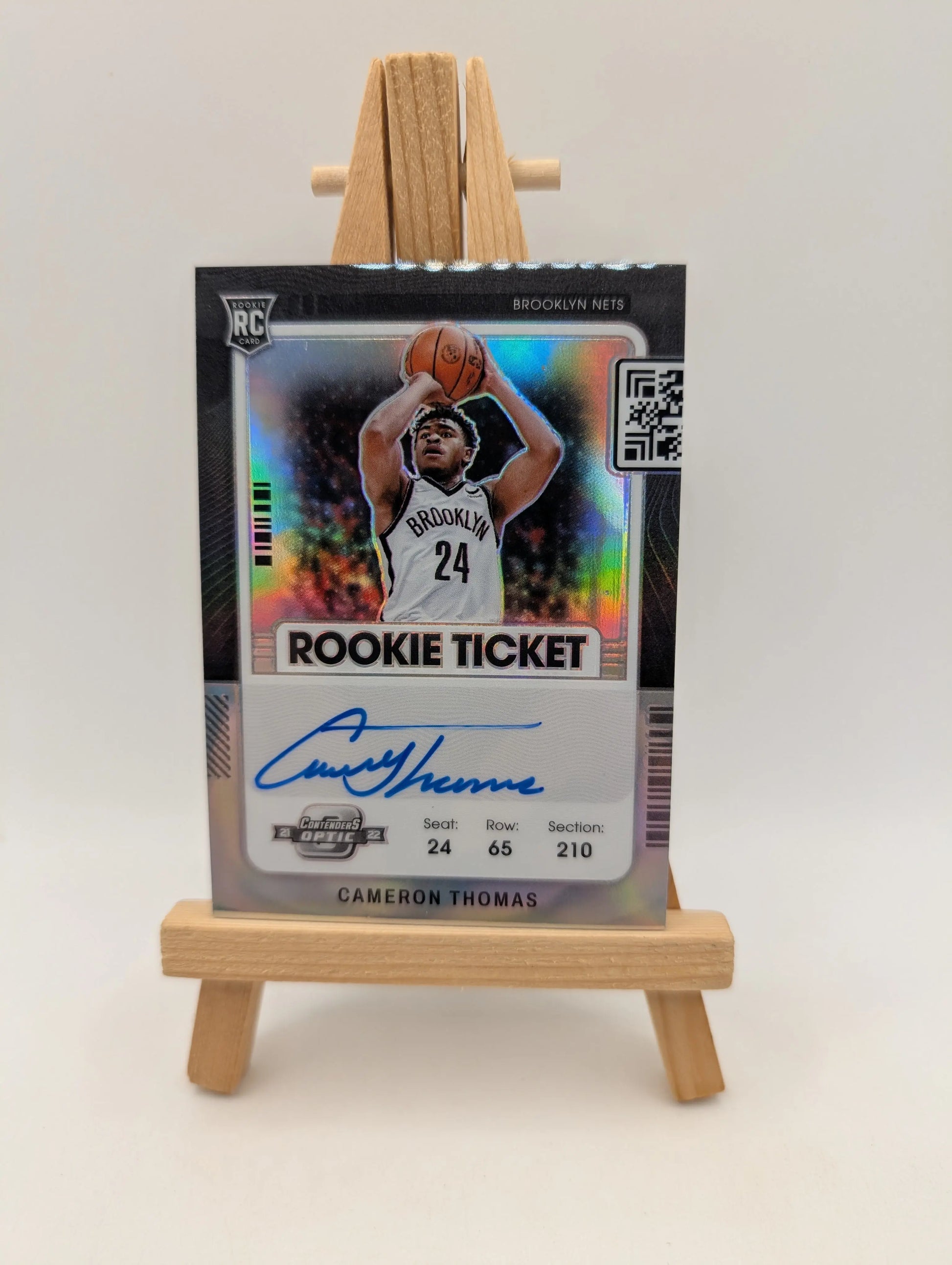 2021 Contenders Optic Cameron Thomas Variation Auto 137 FRENLY BRICKS - Open 7 Days