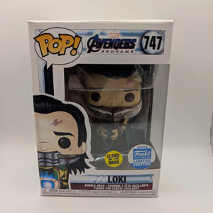 Funko Pop! Avengers - Loki Funko Exclusive #747 Glow FRENLY BRICKS - Open 7 Days