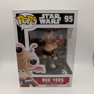 Funko Pop! Star Wars Ree Yees #95 2016 FRENLY BRICKS - Open 7 Days