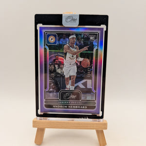 Andrew Nembhard 2022-23 Panini One And One /25 Purple RC Pacers #134 FRENLY BRICKS - Open 7 Days