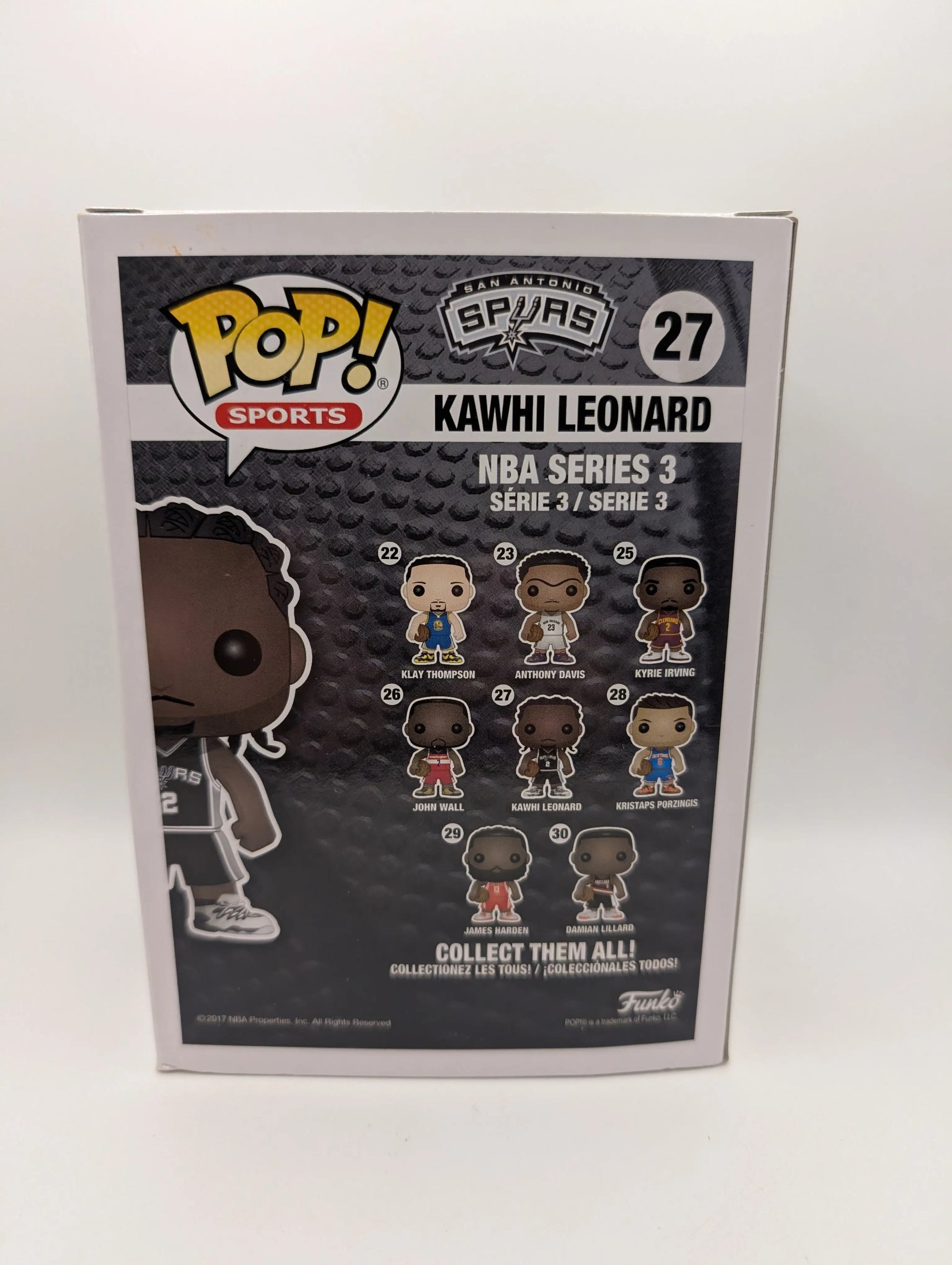 Funko Pop Vinyl - NBA - Kawhi Leonard #27 Basketball Spurs FRENLY BRICKS - Open 7 Days