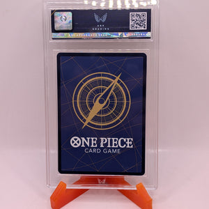 One Piece Card Trafalgar Law OP01-047 Alt Art 2022 ARK GRADED 9.5 FRENLY BRICKS - Open 7 Days