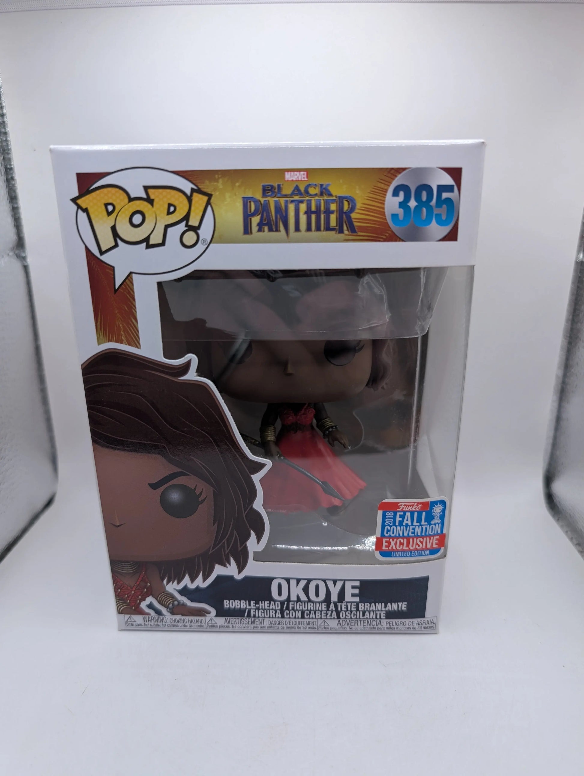 Okoye #385 (Red Dress) - Marvel Black Panther - Fall Convention 2018-Funko Pop! FRENLY BRICKS - Open 7 Days