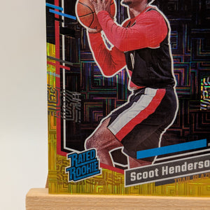 2023-24 Panini Donruss - [Base] - Choice Black Gold #250 - Rated Rookie - Scoot Henderson /8 FRENLY BRICKS - Open 7 Days