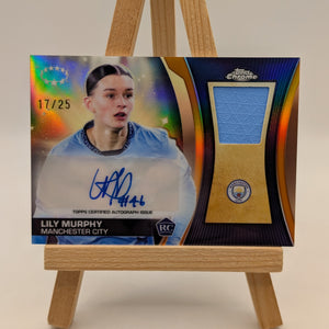 2024-25 Topps Chrome Uefa Women's Champions League - Premium Autograph Relics Lily Murphy #CPAR-MU FRENLY BRICKS - Open 7 Days