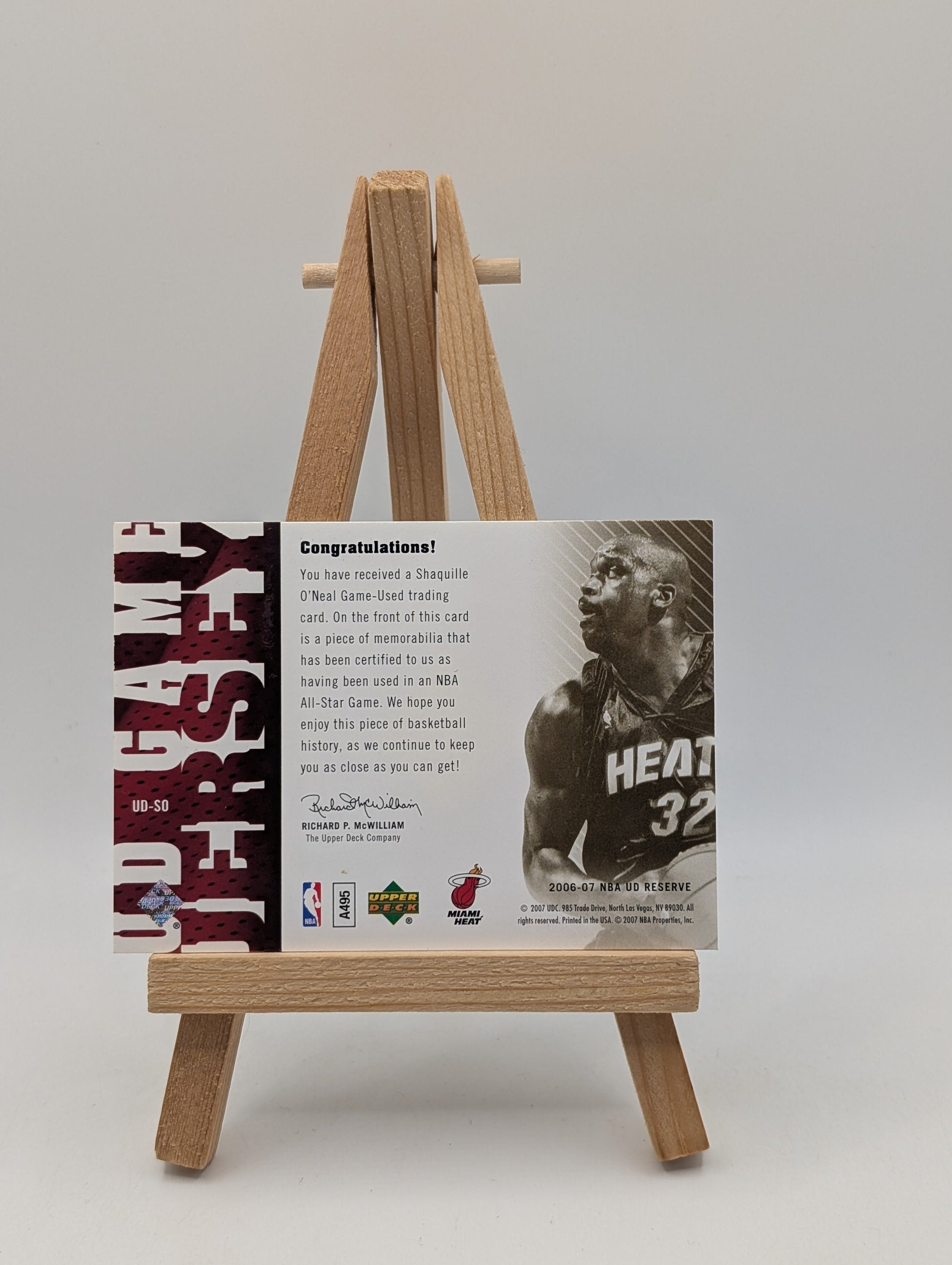 Shaquille O'Neal 2006 Upper Deck Game Used Jersey Card #A495 FRENLY BRICKS - Open 7 Days