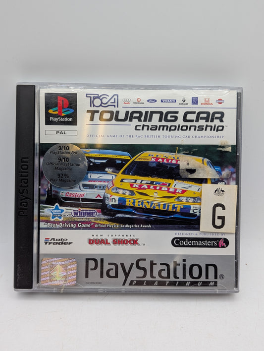 TOCA Touring Car Championship Sony PS1 Tested Game w Manual