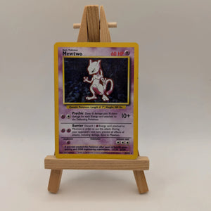 Mewtwo - 10/102 - Holo Rare - Base Set - Pokemon Card - MP FRENLY BRICKS - Open 7 Days