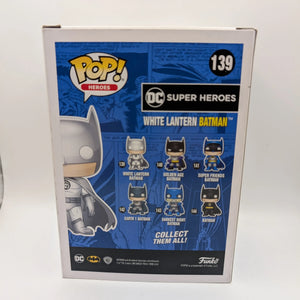 DC Super Heros Funko Pop #139 White Lantern Batman FRENLY BRICKS - Open 7 Days