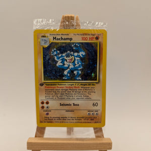 Machamp 1st Edition Holo 8/102 Rare Base Set SEALED - Pokemon TCG (1) FRENLY BRICKS - Open 7 Days