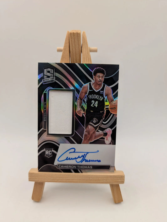 2021-22 Spectra Cam Cameron Thomas #/149 Auto RPA Patch Rookie RC SP FRENLY BRICKS - Open 7 Days