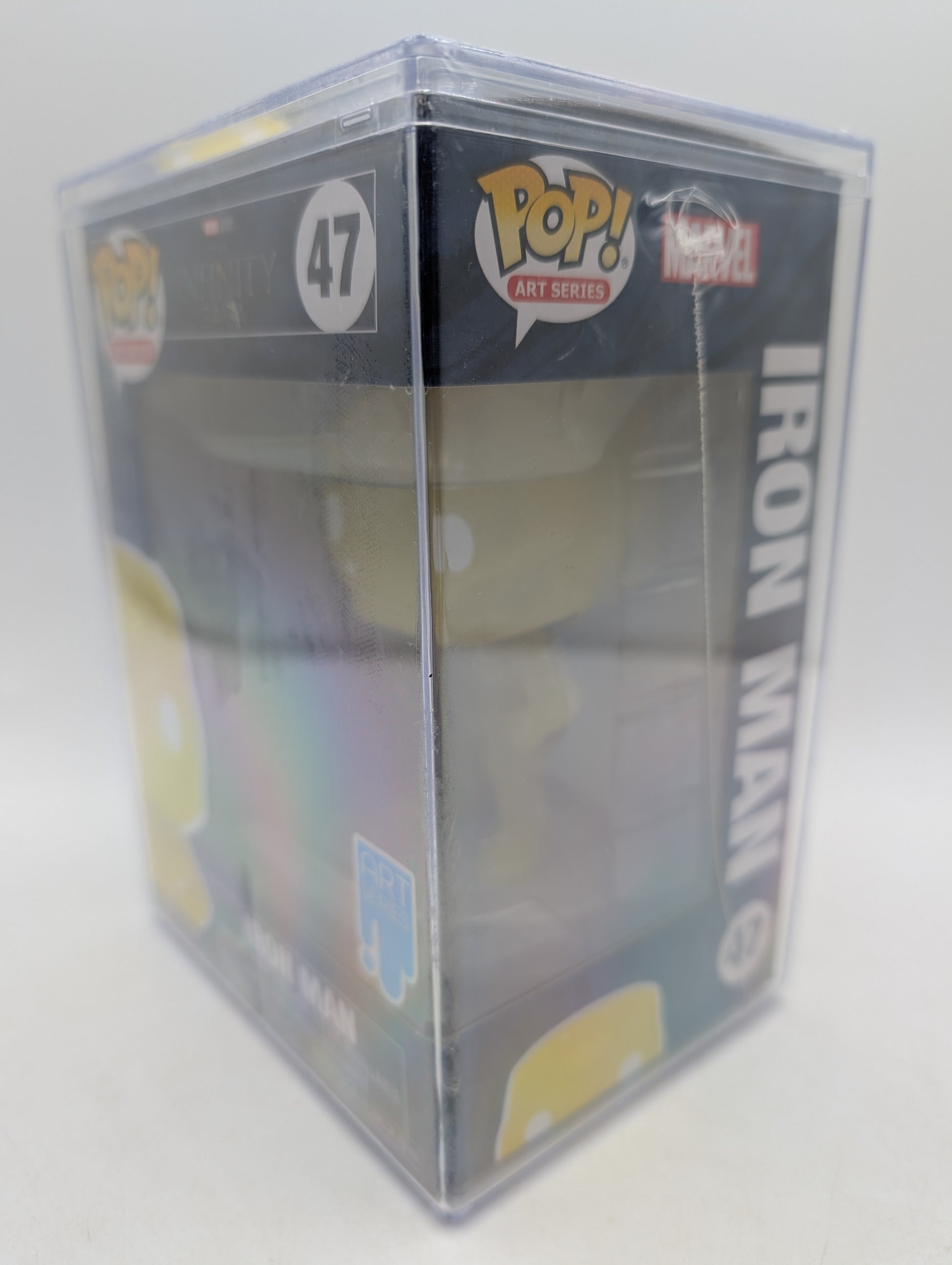 Funko 2021 Pop! Art Series #47 Iron Man Marvel Infinity Saga Sealed Protector image 2
