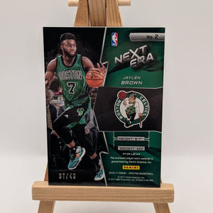 Panini Spectra 2016-17 Jaylen Brown Next Era Rc Patch #149 /49 Boston Celtics FRENLY BRICKS - Open 7 Days