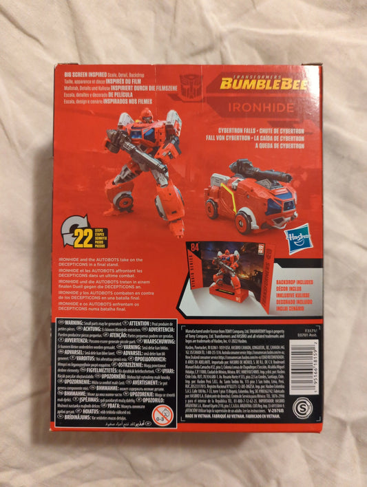 Transformers: Bumblebee (2018) - Ironhide Studio Series 4.5” Action Figure FRENLY BRICKS - Open 7 Days