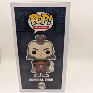 Funko Animation Nickelodeon Avatar ADMIRAL ZHAO #998 FRENLY BRICKS - Open 7 Days