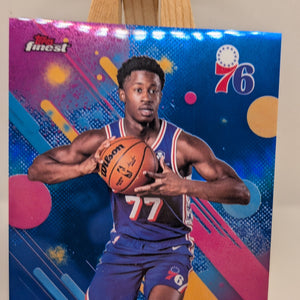 2025-26 Topps Finest - Common VJ Edgecombe #3 Blue Refractor /200 (RC)! FRENLY BRICKS - Open 7 Days