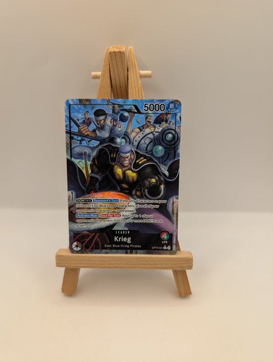One Piece Krieg (OP15-001) Alt-Art Leader - English FRENLY BRICKS - Open 7 Days