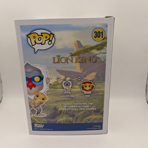 Rafiki with Simba - Pop Vinyl - 301 - The Lion King - Disney - VAULTED FRENLY BRICKS - Open 7 Days