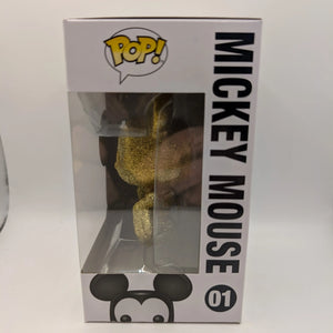 Funko Pop Disney 01 Mickey Mouse - Gold Glitter FRENLY BRICKS - Open 7 Days