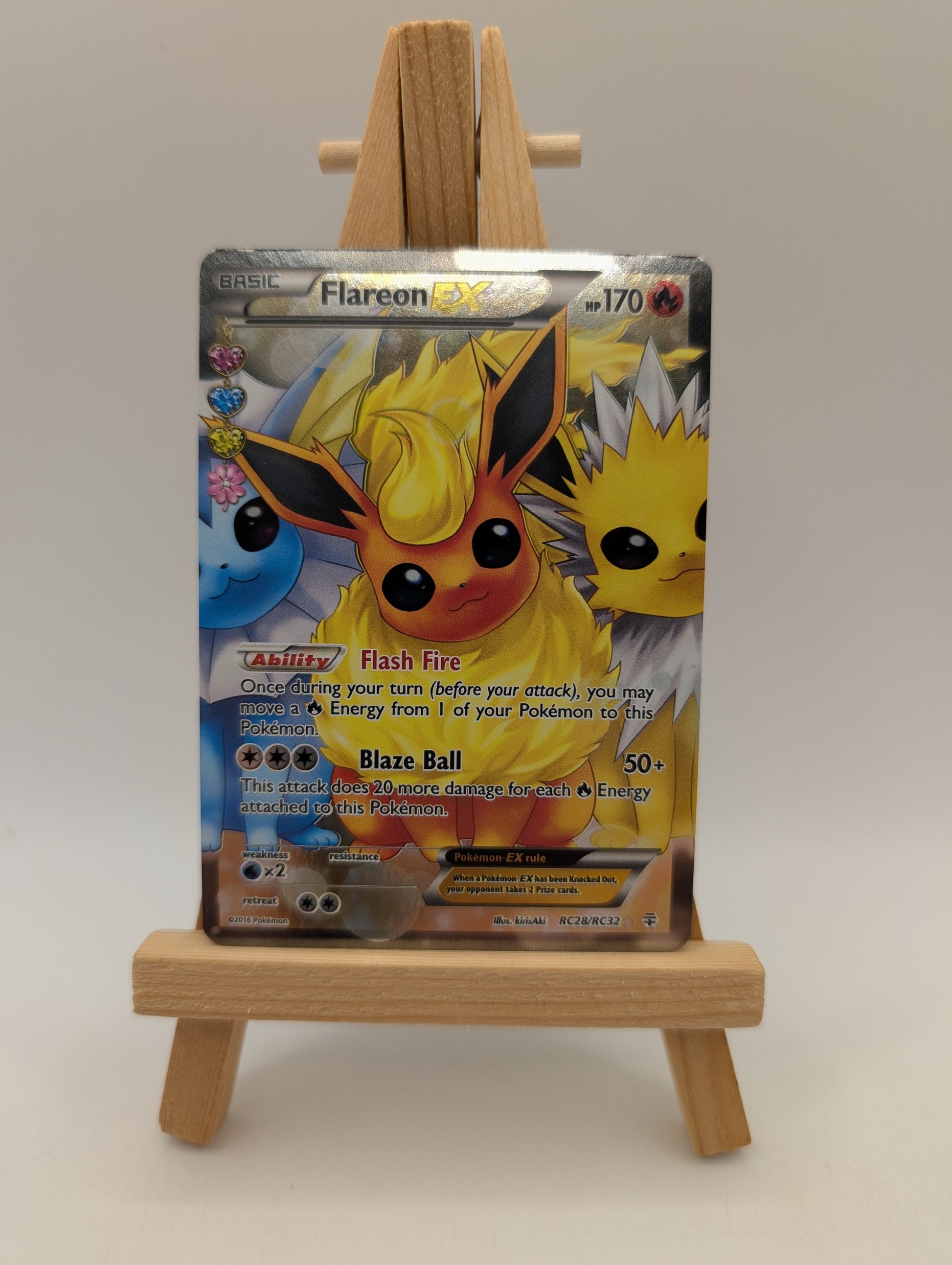 Pokemon TCG - Flareon EX RC28/RC32 Radiant Collection FRENLY BRICKS - Open 7 Days