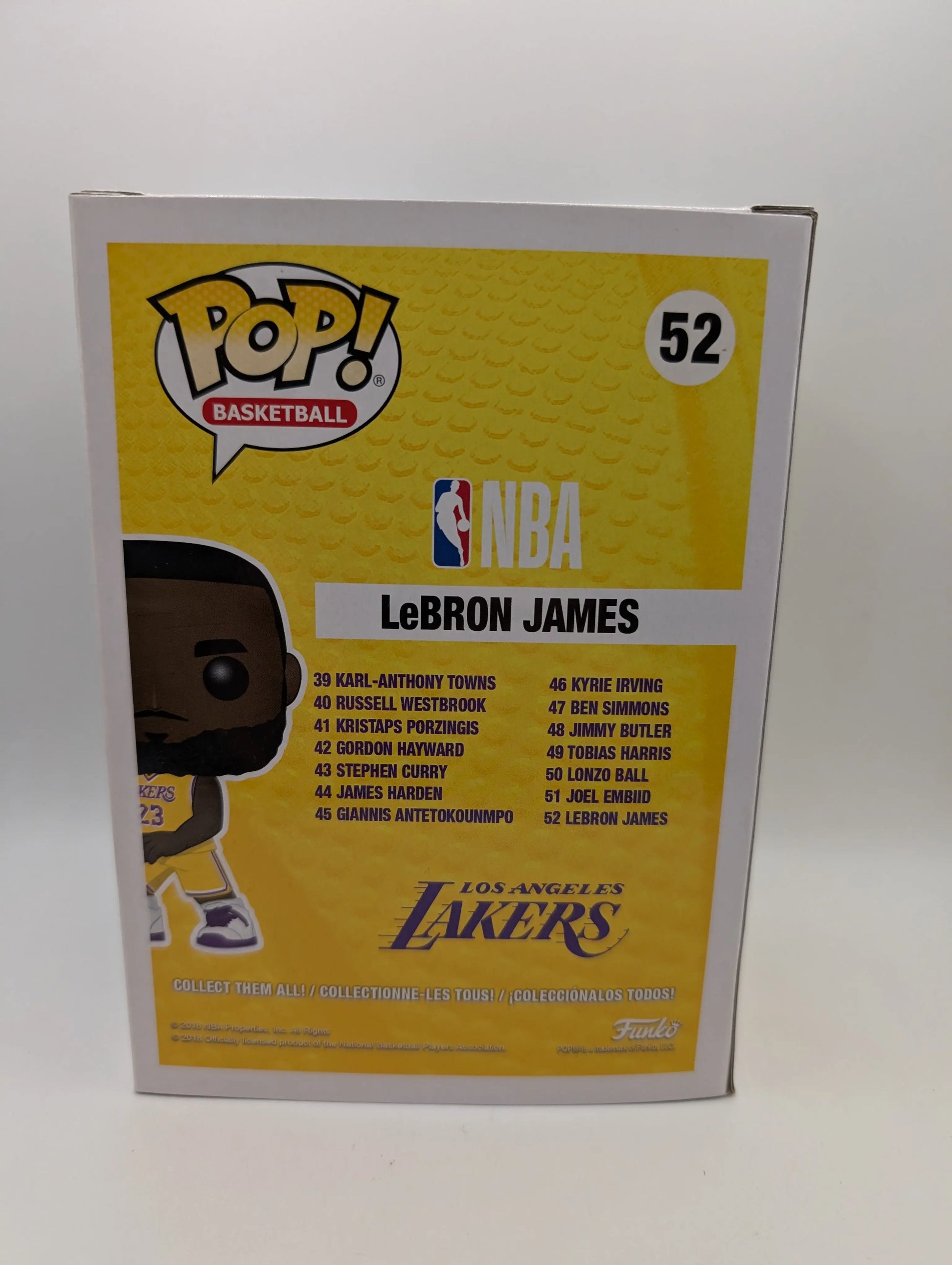 Lakers LeBron James Funko Pop NBA  Basketball Vinyl Figure #52 FRENLY BRICKS - Open 7 Days