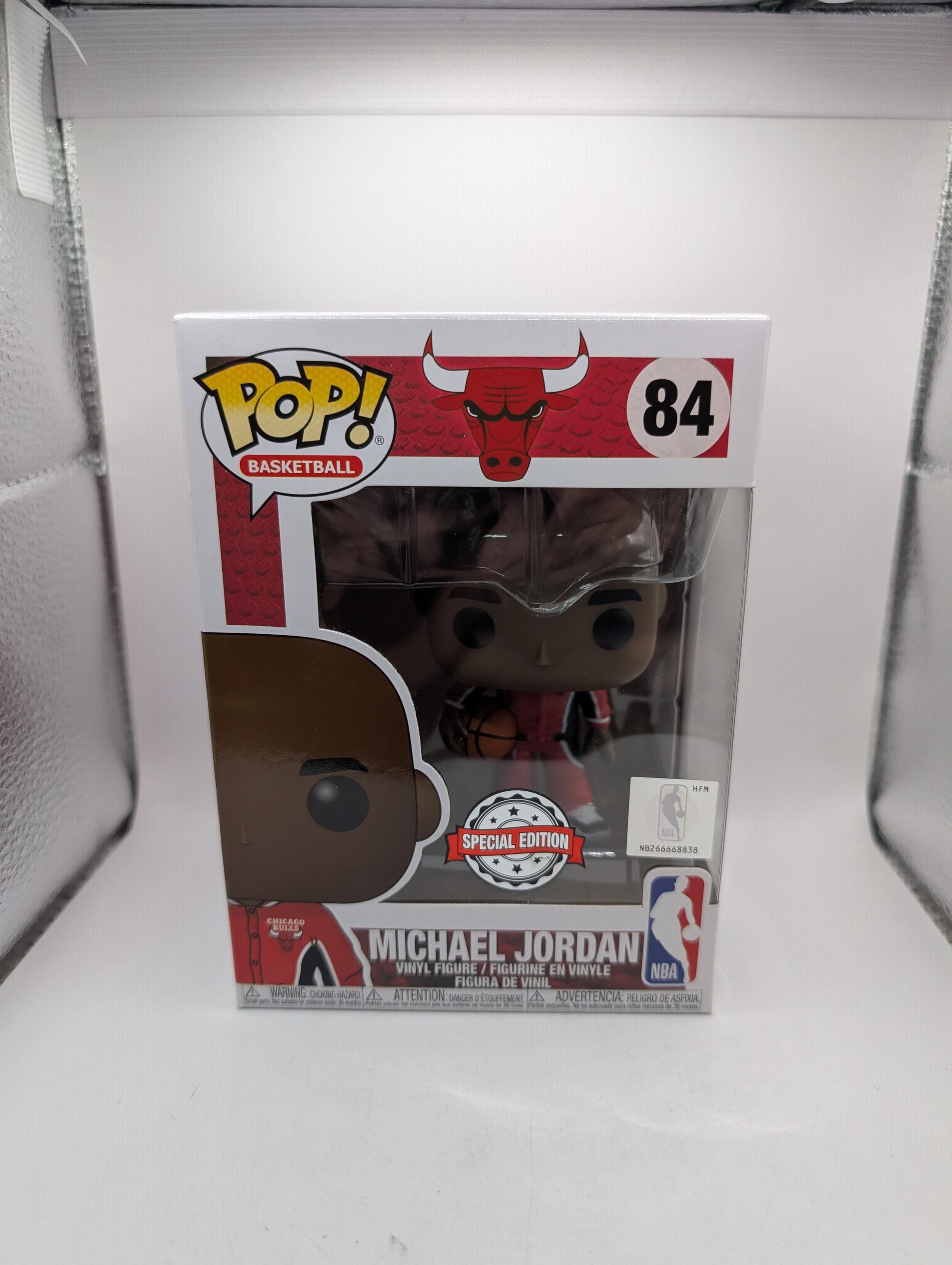 Michael Jordan #84 Funko Pop Vinyl Figure Basketball NBA Sports Collectible 2020 RED FRENLY BRICKS - Open 7 Days