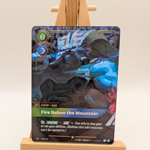 Ornn Fire Below the Mountain 244/221 Riftbound Spiritforged Over number FRENLY BRICKS - Open 7 Days