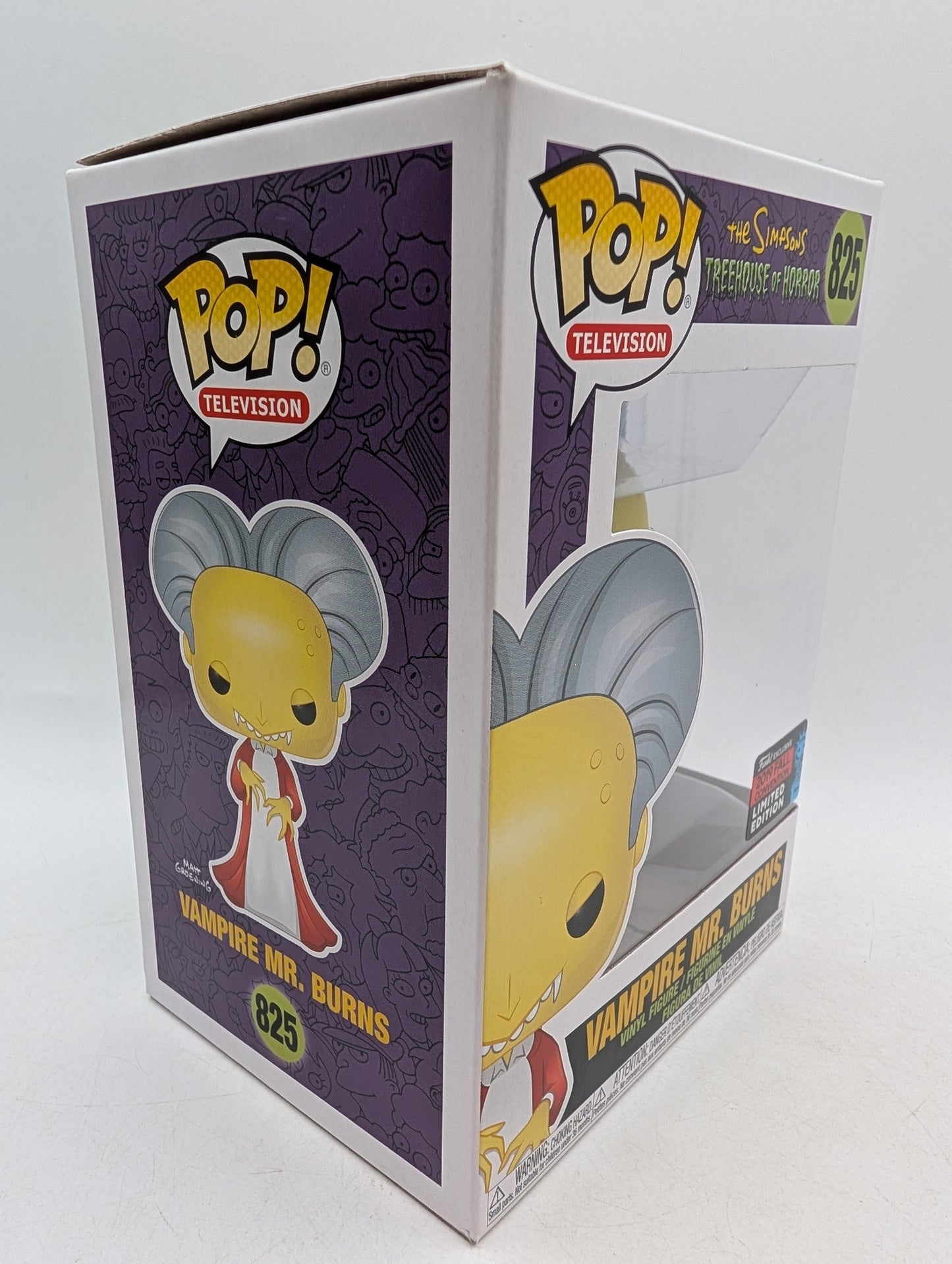 Funko POP! The Simpsons Treehouse of Horror Vampire Mr Burns 2019 Fall Con
