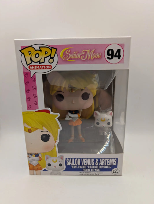 Sailor Moon Sailor Venus & Artemis 94 - Pop Vinyl Funko FRENLY BRICKS - Open 7 Days