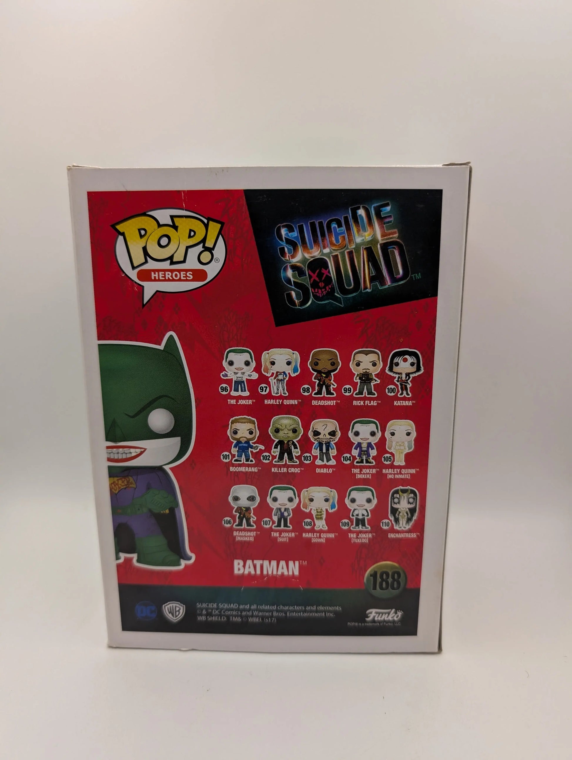 Funko POP! Vinyl Suicide Squad Batman #188 Convention Exclusive FRENLY BRICKS - Open 7 Days
