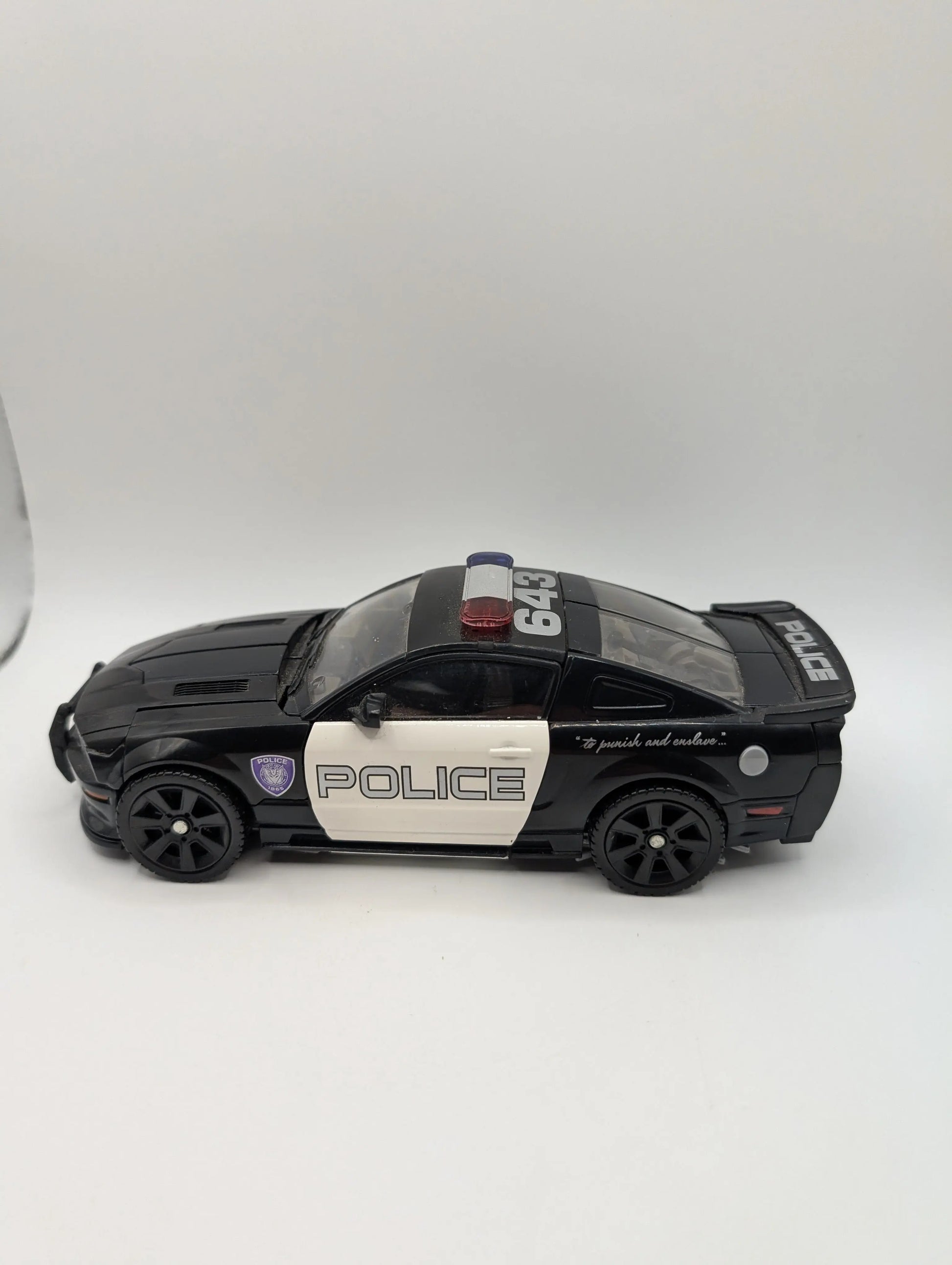 Transformers Interrogator Barricade Decepticon Police Car Loose FRENLY BRICKS - Open 7 Days