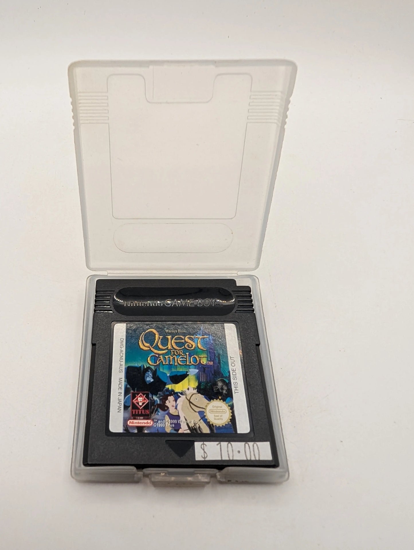 QUEST FOR CAMELOT | NINTENDO GAME BOY COLOR | CARTRIDGE AND CASE FRENLY BRICKS - Open 7 Days