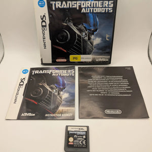 Transformers Autobots Nintendo DS Game Complete Tested And Working - AUS FRENLY BRICKS - Open 7 Days