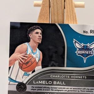 2020-21 Panini Spectra Rookie Dual Patch Auto LaMELO BALL JAMES WISEMAN /5 RC FRENLY BRICKS - Open 7 Days