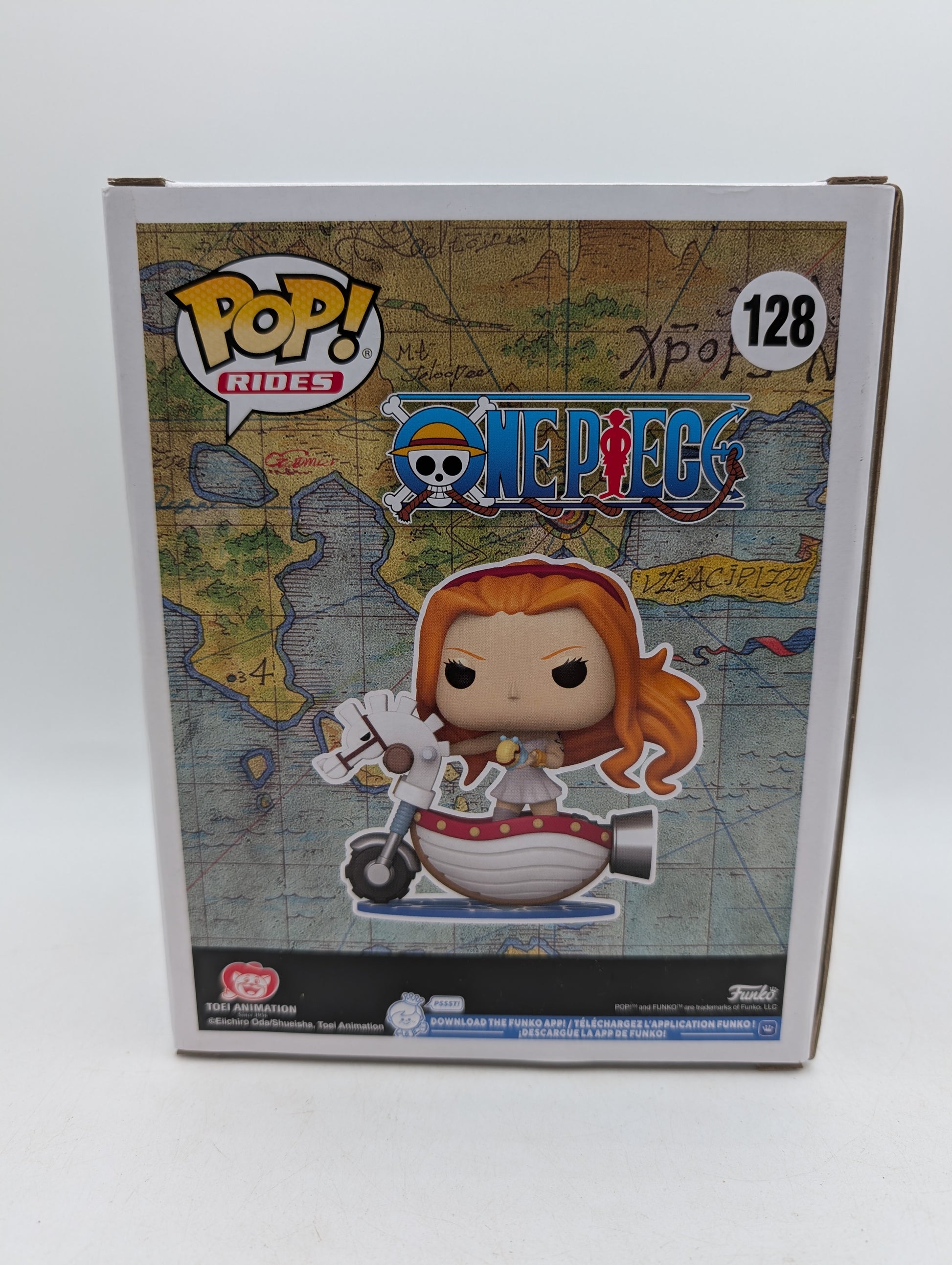 Funko POP! RIDES One Piece Nami with White Hobby Horse #128 2025 Wondercon image 5